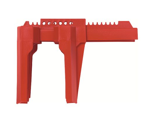 ABUS Red Polypropylene Ball Valve Lockout, 203.2mm Attachment
