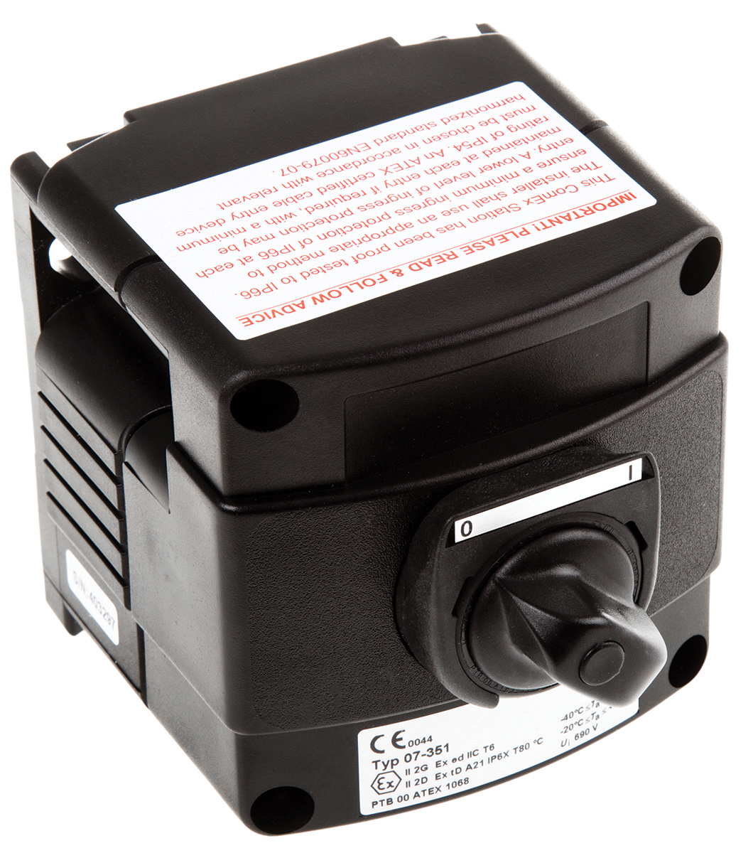 Bartec Latching Control Station Switch - 2NO, IP66, IP67