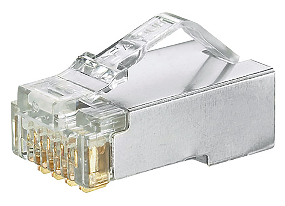 Panduit MP Series Male RJ45 Connector, Cable Mount, Cat5e Straight 1 Port