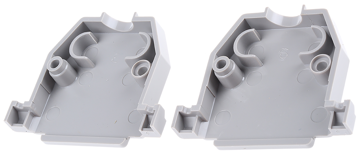 Amphenol Communications Solutions 8630CH Series Thermoplastic D Sub Backshell, 25 Way