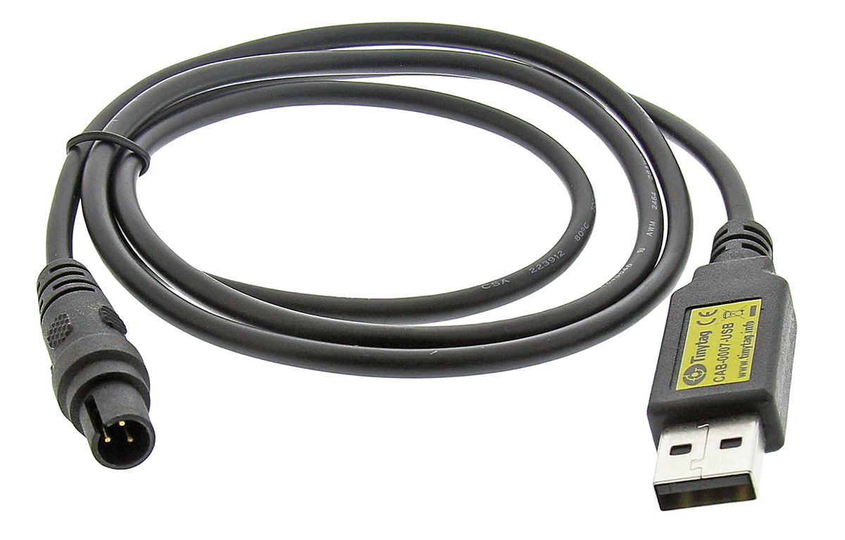 Tinytag Cable for Use with Plus 2, Tinytag Ultra 2, View 2 data loggers