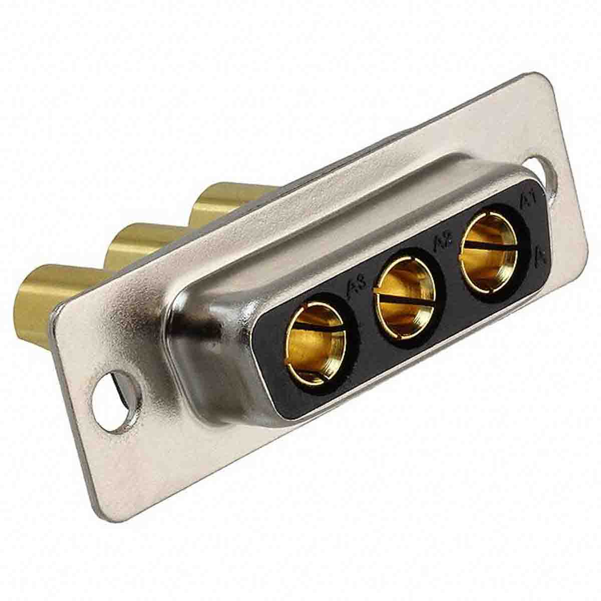 Norcomp 680S 3 Way Panel Mount D-sub Connector Socket, 6.85mm Pitch