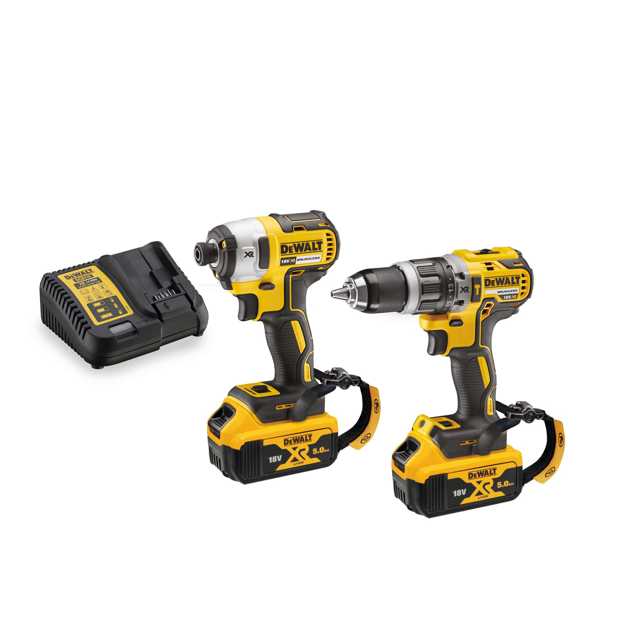 DeWALT DCK266P2LR-GB, 18V Cordless Cordless Power Tool Kit - Cordless Twin Kit, Type G - British 3-Pin