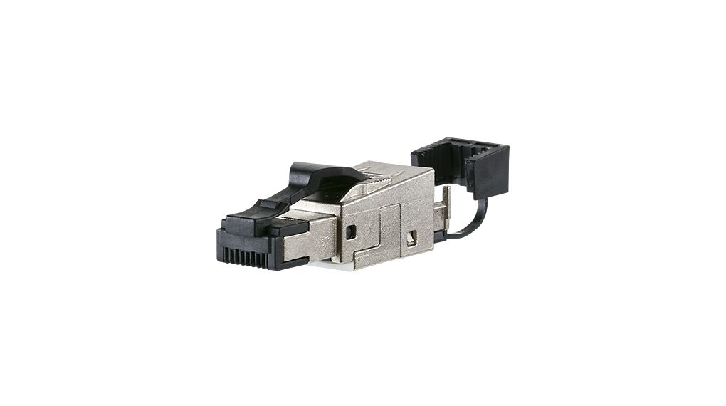 Metz Connect Plug Ethernet Connector, Cable Mount, Cat6a 1 Port