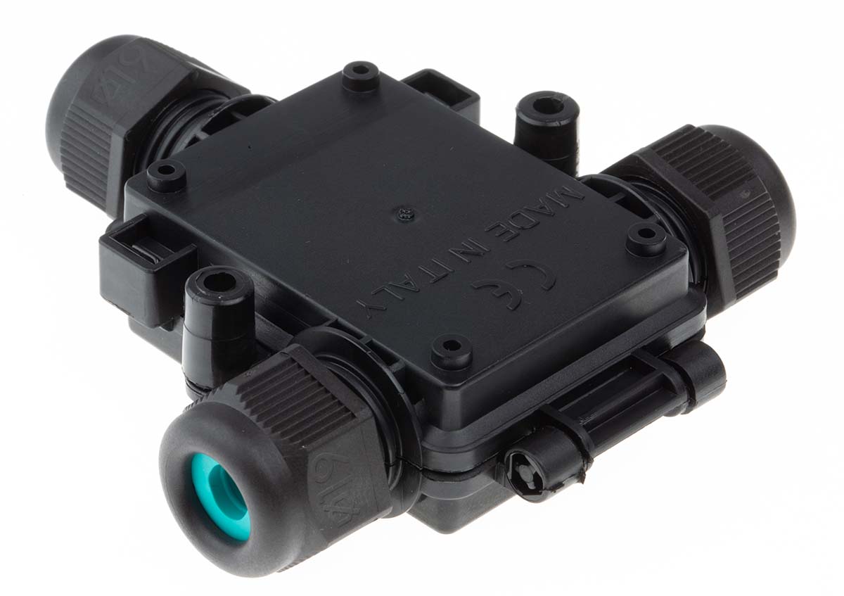 RS PRO Nylon Terminal Block Housing IP67, Cable Mount