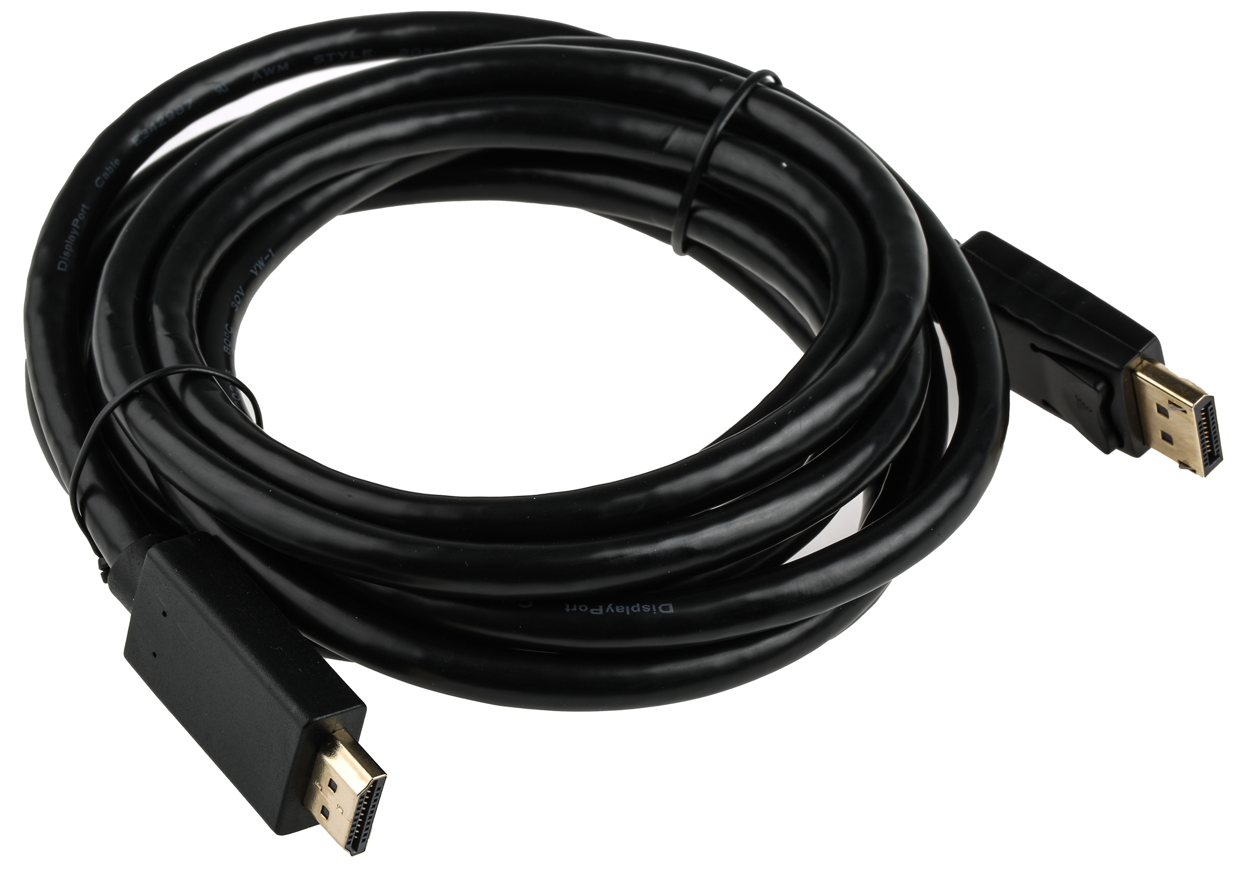 RS PRO Male DisplayPort to Male HDMI  Cable, 4K, 3m