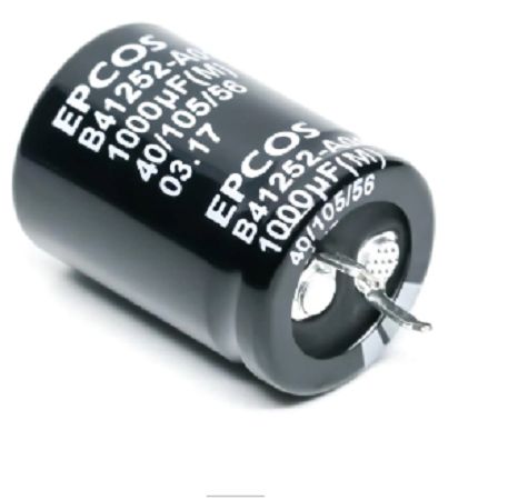EPCOS 3300μF Aluminium Electrolytic Capacitor 50V dc, Snap-In - B41252A6338M060