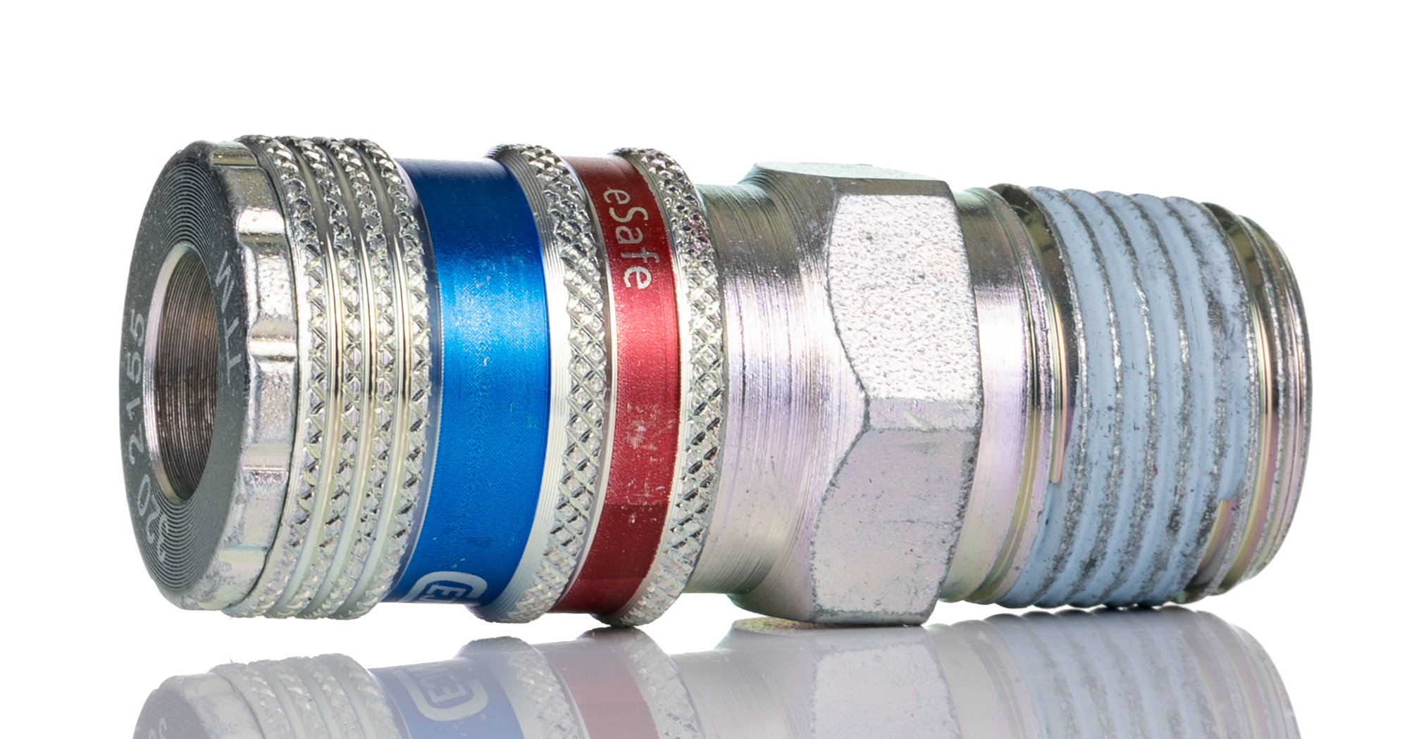 CEJN Brass, Stainless Steel Male Pneumatic Quick Connect Coupling, R 1/2 Male Threaded