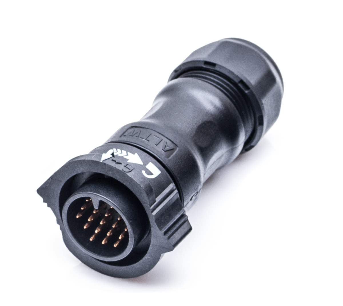 Amphenol Industrial Circular Connector, 12 Contacts, Cable, Standard Connector, Plug, Male, IP68, X-LOK Series