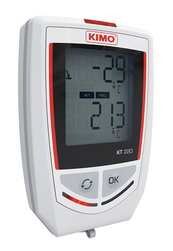 KIMO KT220-O Temperature & Humidity Temperature Monitor, USB, 3 Input Channel(s) - UKAS Calibration