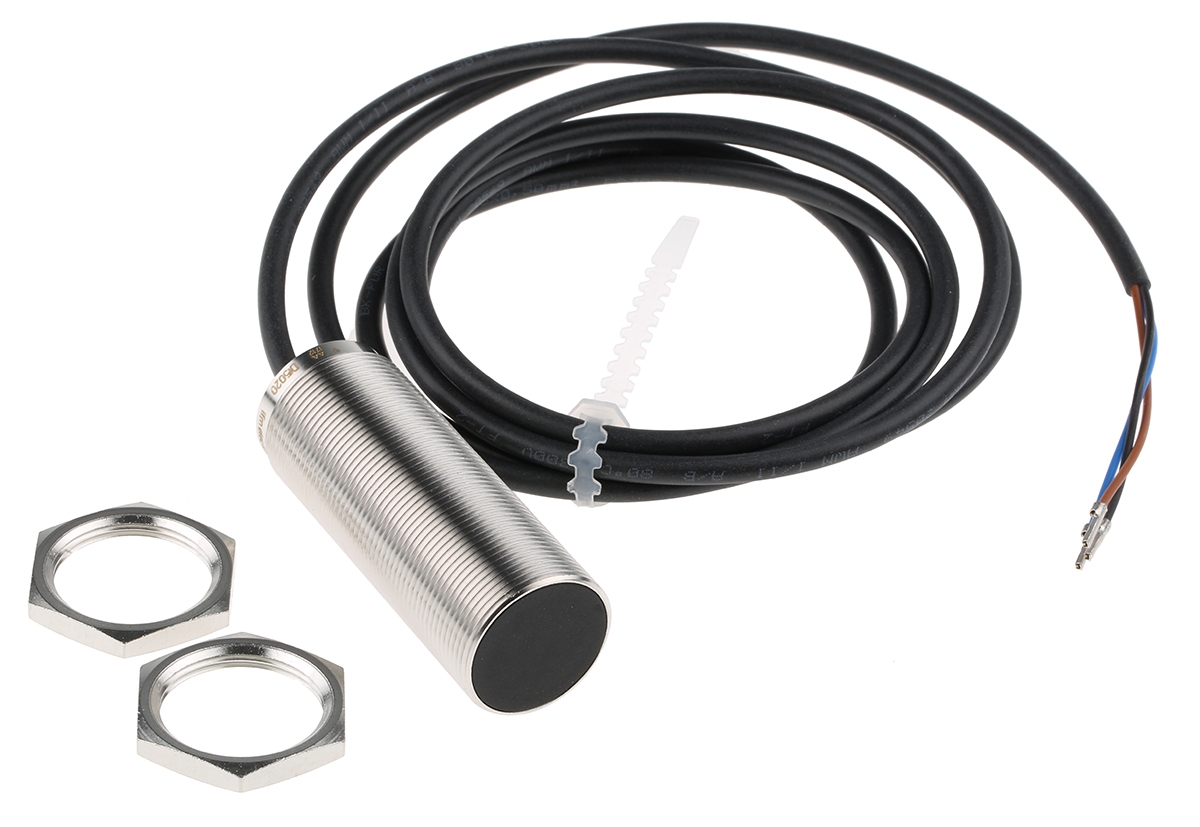 ifm electronic Inductive Threaded Barrel Proximity Sensor, M30, 10 mm Detection, PNP NO, 10 → 36 V dc