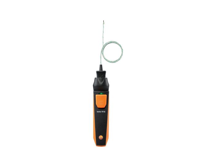Testo 915i Wireless Digital Thermometer, K Probe, 1 Input(s), ±1 °C Accuracy