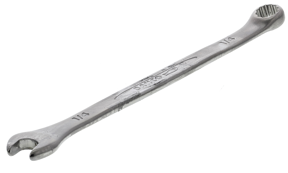 Bahco 111Z Series Combination Spanner, 1/4in, Imperial, Double Ended, 112 mm Overall
