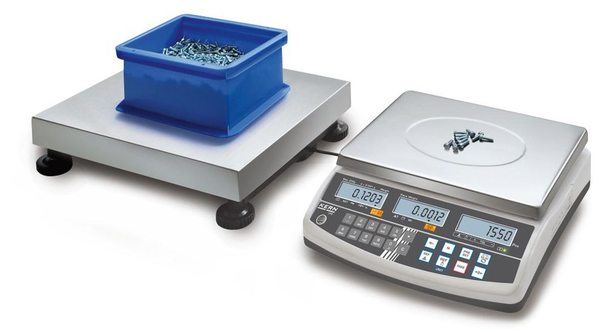 Kern CCS 60K0.01 Counting Weighing Scale, 60kg Weight Capacity, With RS Calibration