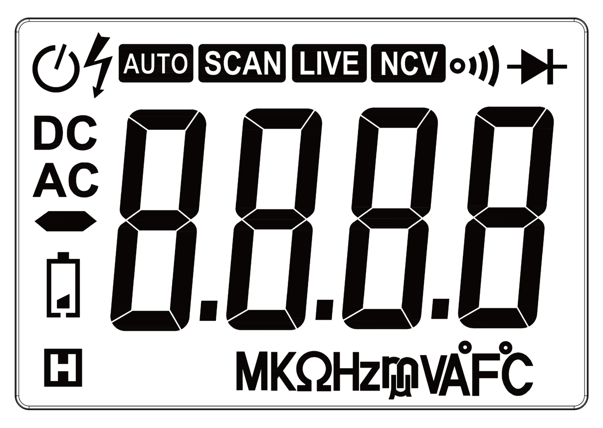 RS PRO Digital, LCD Digital Multimeter, 10A ac Max, 10A dc Max, 600V ac Max - RS Calibrated