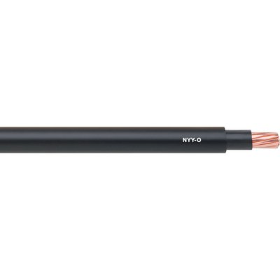 Lapp NYY-J 2.5 mm² 5 Core Power Cable, Black PVC, 50m