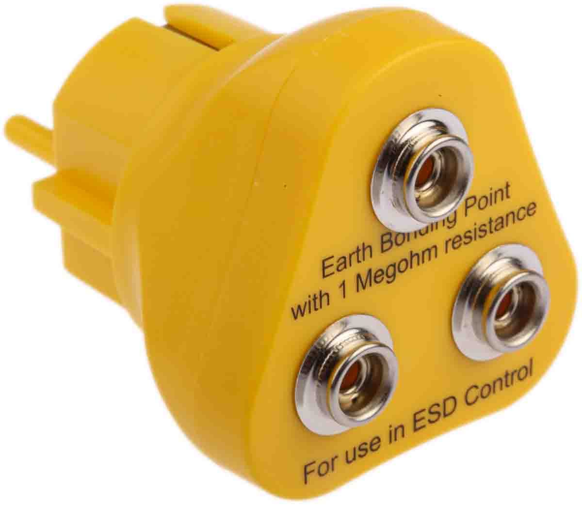 Vermason ESD Earth Bonding Plug With 10 mm Stud x 3