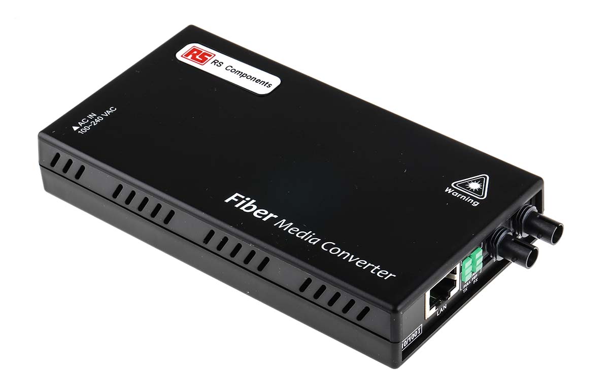 RS PRO RJ45 Ethernet Media Converter, Full Duplex 2km