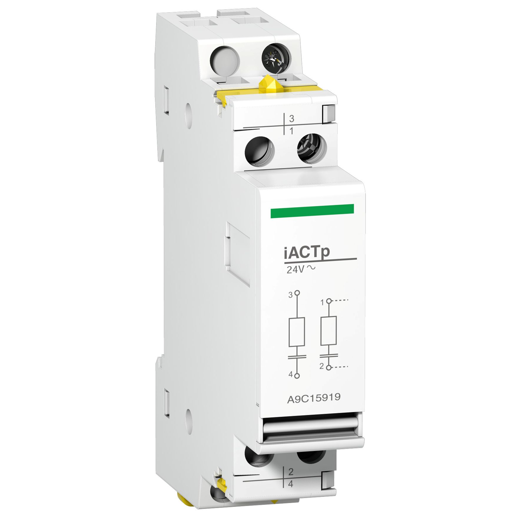 Schneider Electric Auxiliary Contact, DIN Rail Mount, Acti 9 Iactp