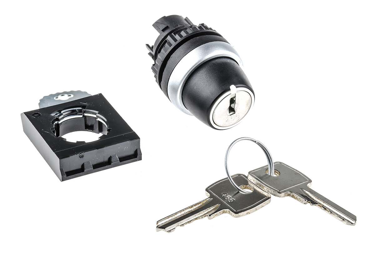 BACO BACO 2-position Key Switch Head, Latching, 22mm Cutout