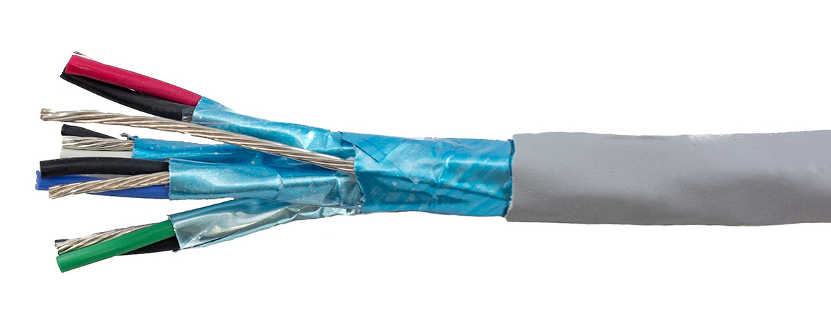 Alpha Wire Ecogen Ecocable Mini Series Data Cable, 4 Pairs, 8 Cores, 0.382 mm², Screened, 22 AWG, 30m, Screened Shield