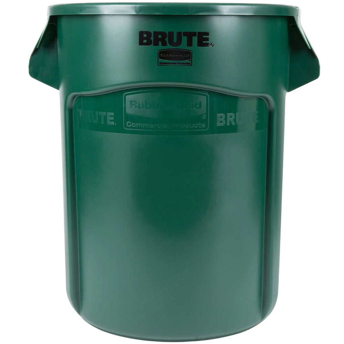 Rubbermaid Commercial Products BRUTE 75L Green Polyethylene Waste Bin