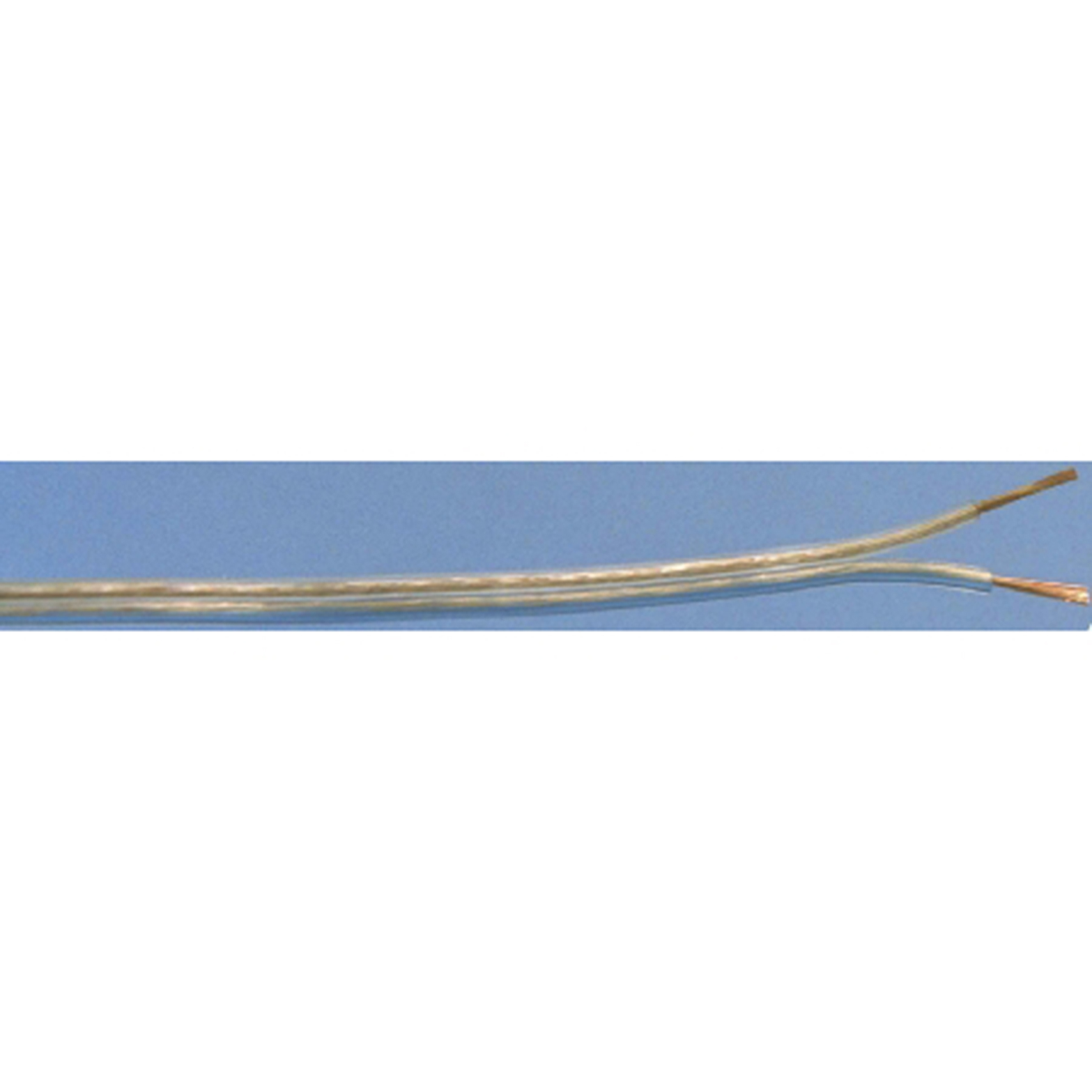 Bedea 2 Core Speaker Cable, 0.75 mm² CSA, 100m, Transparent