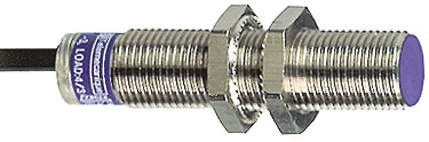 Telemecanique Sensors Inductive Threaded Barrel Proximity Sensor, M12, 2 mm Detection, PNP NO, 12 → 48 V dc
