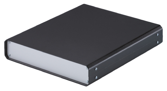 METCASE Unicase Black Aluminium Instrument Case, 300 x 250 x 50mm