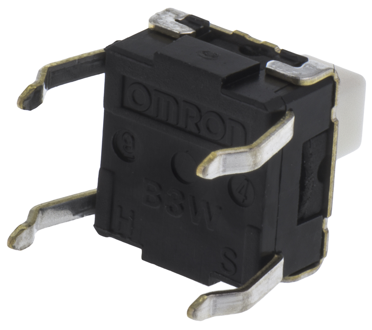 Plunger Tactile Switch, SPST 50 mA @ 24 V dc 3.9mm Through Hole