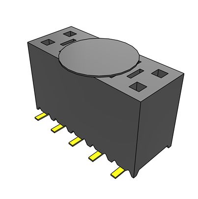 Samtec SSM Series Vertical Surface Mount PCB Socket, 10-Contact, 2-Row, 2.54mm Pitch, SMT Termination