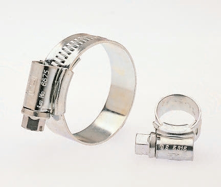 HI-GRIP Stainless Steel Slotted Hex Worm Drive, 13mm Band Width, 170 → 200mm ID