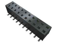 Samtec MMS Series Straight Through Hole Mount PCB Socket, 8-Contact, 2-Row, 2mm Pitch, Solder Termination