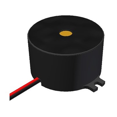 PUI Audio 106dB(A) Flange Mount Continuous Internal Piezo Buzzer, 50 x 50 x 23mm, 1.5V dc Min, 12V dc Max