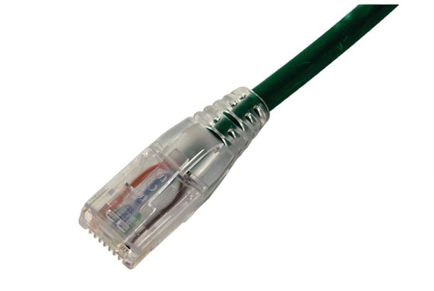HellermannTyton Connectivity, 5m Cat6, Green RJ45 to RJ45, Unshielded, Terminated