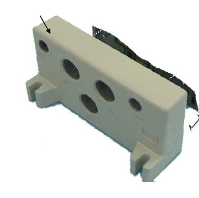 SMC MES704D End Plate, MES704D-03F