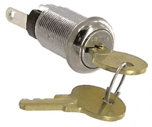 TE Connectivity High Security Key Switch, SPST, 1 A @ 120 V ac 2-Way