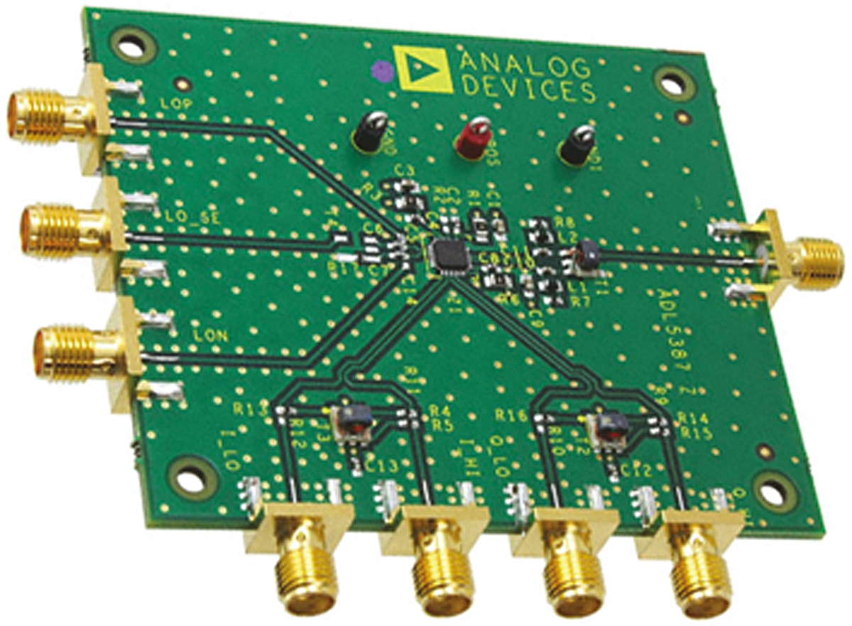 Analog Devices Quadrature Demodulator ADL5387 Evaluation Board 30 MHz → 2 GHz ADL5387-EVALZ