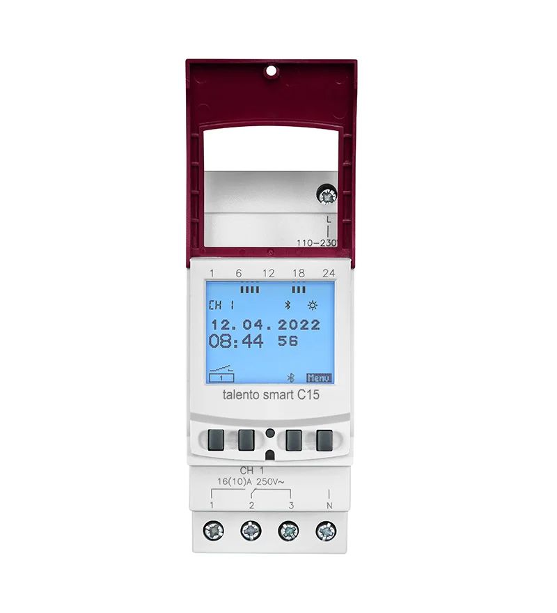 Grasslin Analogue DIN Rail Time Switch 110 → 230 V ac, 1-Channel