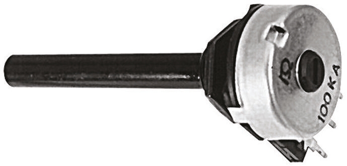 Radiohm POTM 2.2kΩ Rotary Potentiometer 1-Gang Panel Mount, 05.061.4220