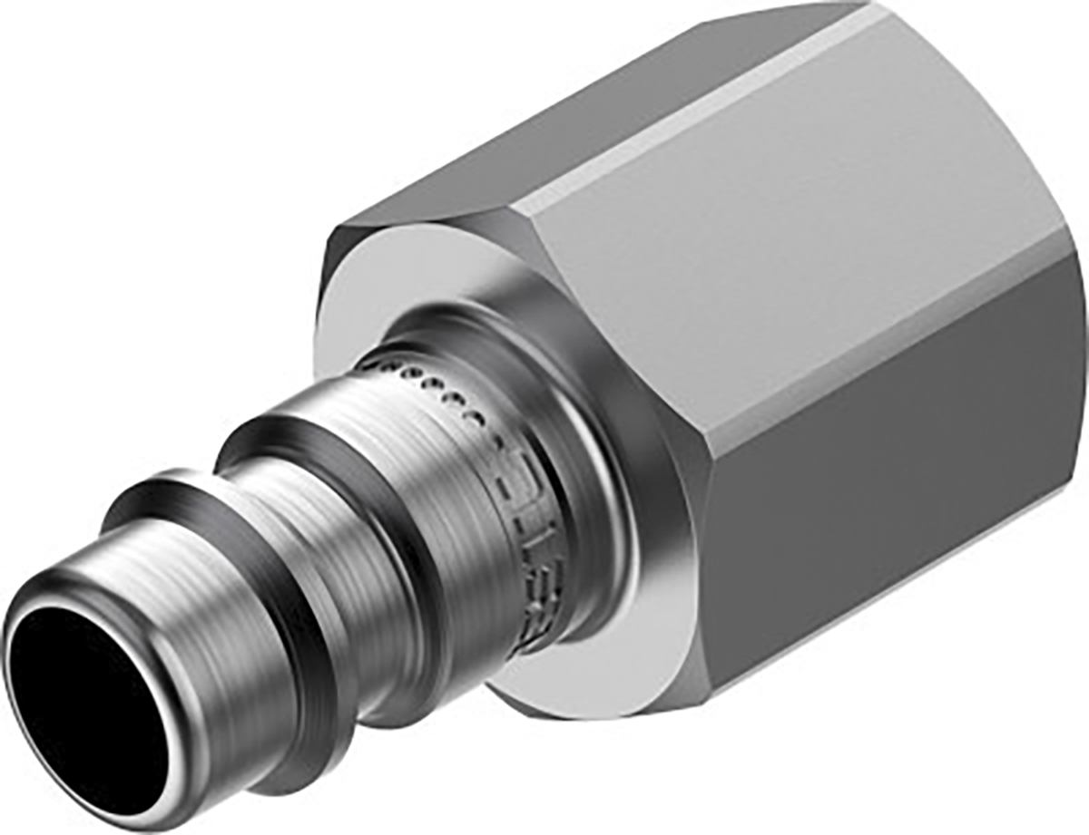 Festo Male Pneumatic Quick Connect Coupling, G 3/8 Female Threaded