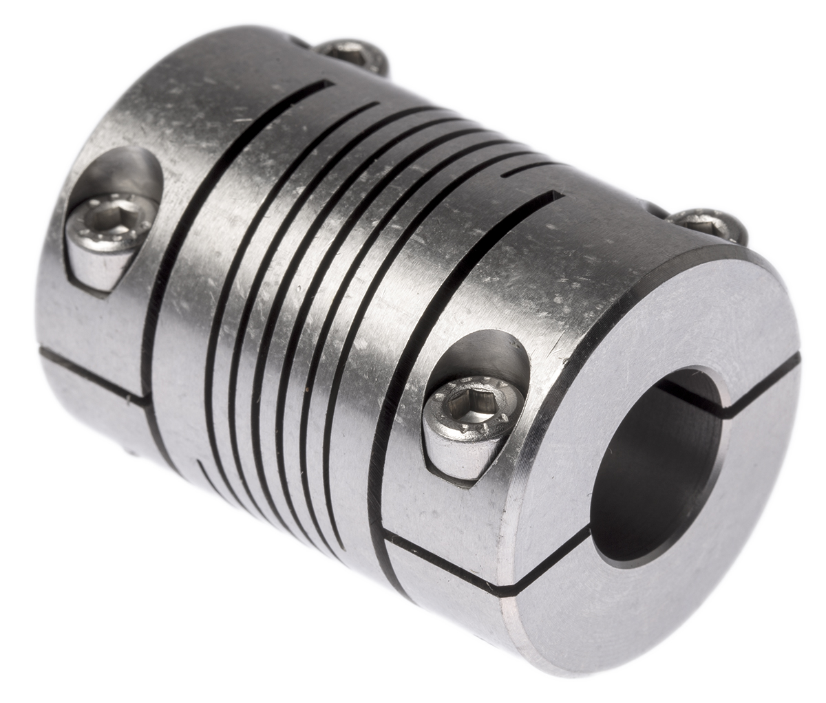 Huco Beam Coupling, 32mm Outside Diameter, 14mm Bore, 44.5mm Length Coupler