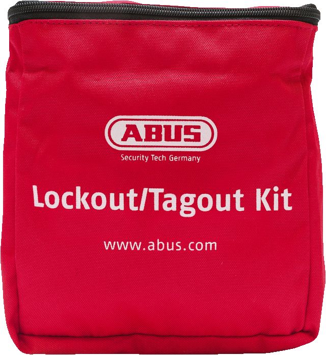 ABUS Red Polyester Lockout Kit