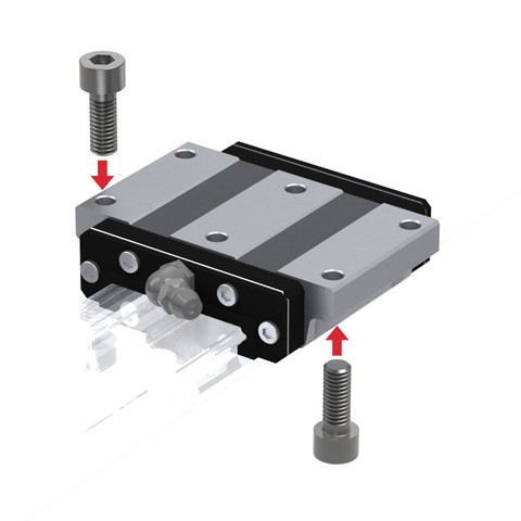 THK Linear Guide Carriage HRW, 14200N Dynamic Load, 37mm Rail Width