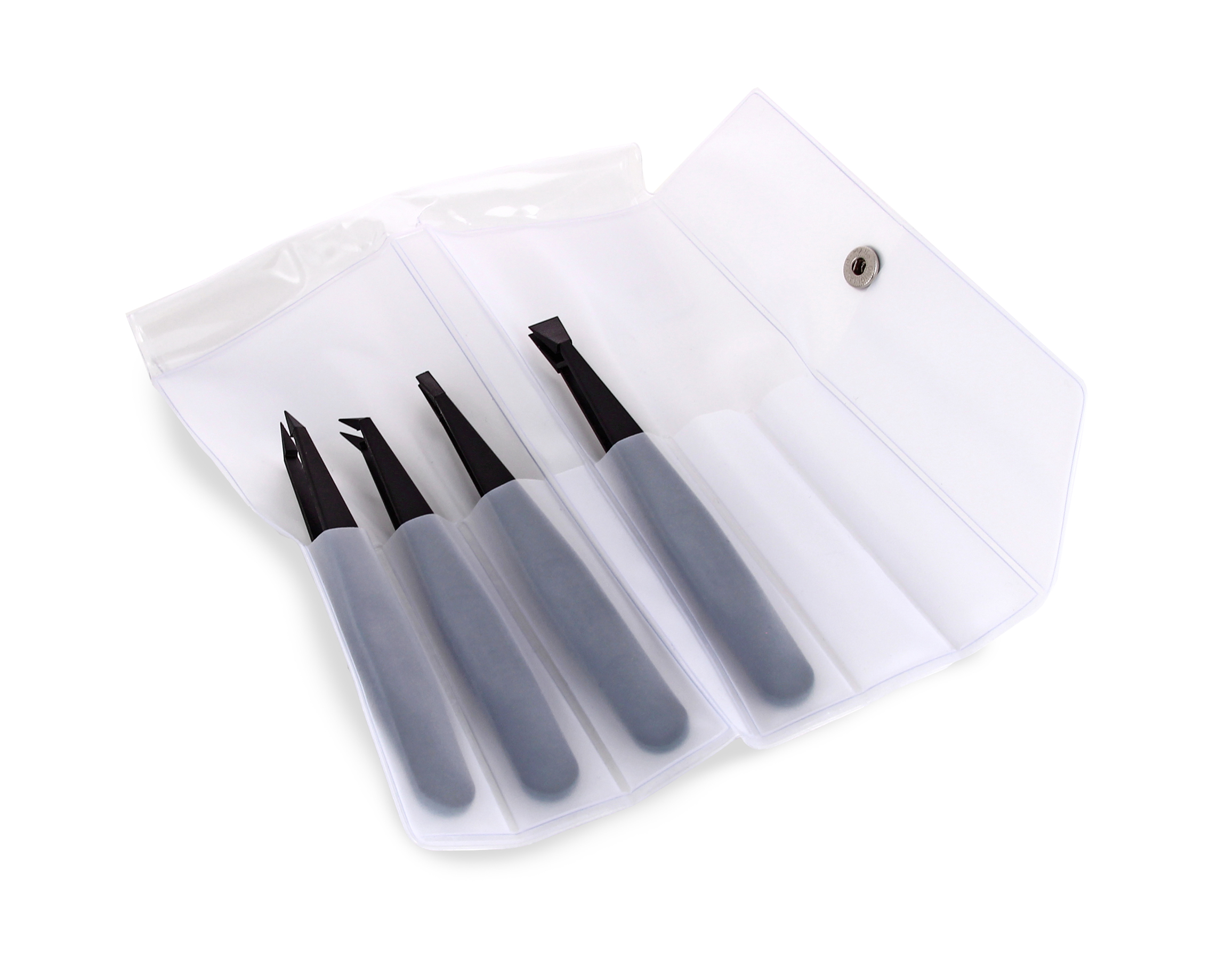 ideal-tek 165 mm, Carbon Fibre Reinforced Plastic, ESD Tweezers