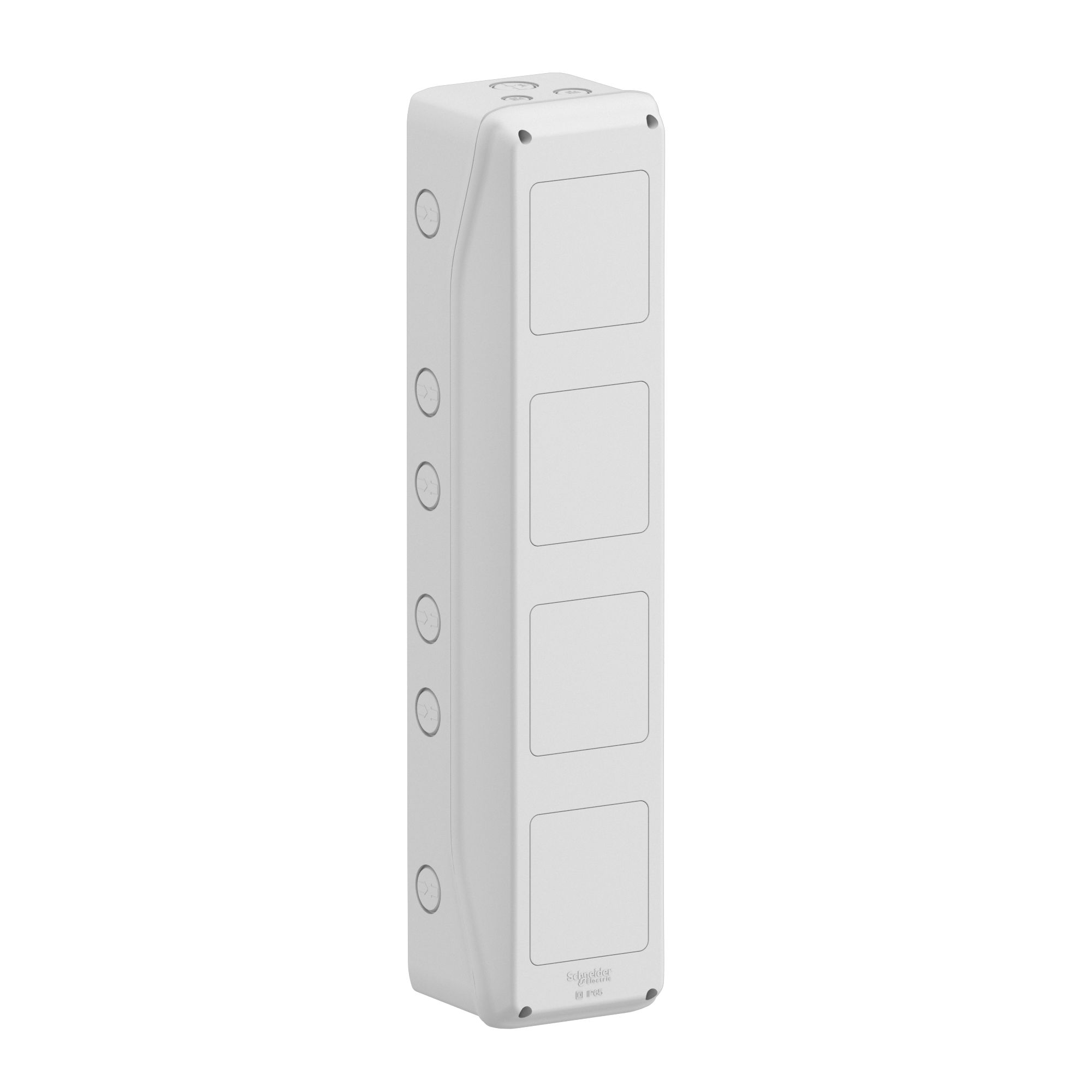 Schneider Electric Polymer White Rectangular Adaptable Enclosure Box, 138mm x 310mm x 160mm