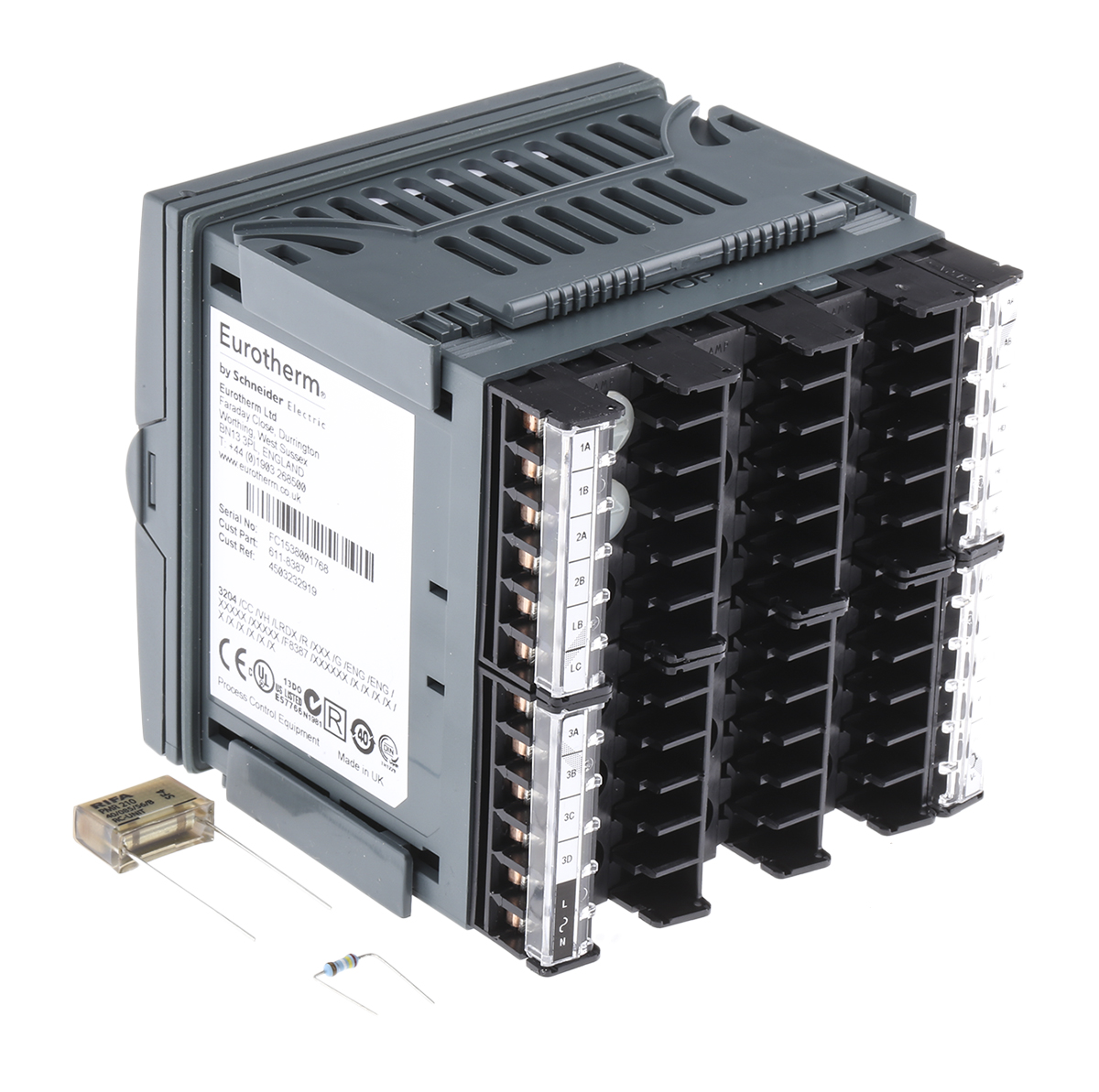 Eurotherm 3204 PID Temperature Controller, 96 x 96 (1/4 DIN)mm, 4 Output Analogue, Changeover Relay, Logic, Relay, 85