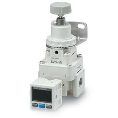 SMC G 1/8 Pneumatic Regulator - 0.005MPa to 0.2MPa, 1MPa max. input, IR1000