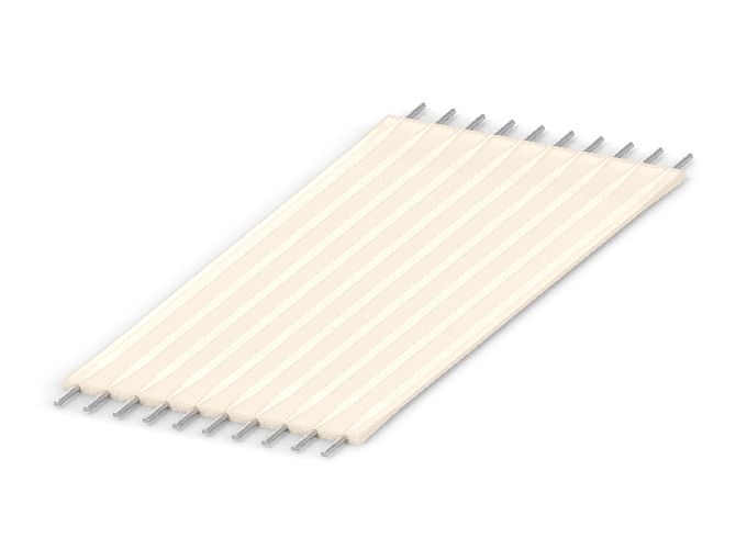 TE Connectivity Jumper Flat Flexible Strip Jumper 10 Way 1 Row 2.54mm Pitch