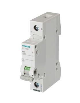Siemens 1P Pole Isolator Switch - 32A Maximum Current